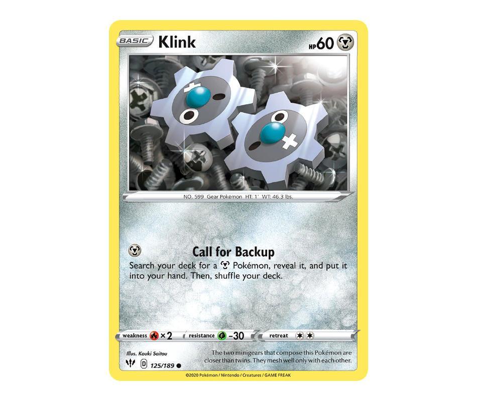 Pokemon: Klink 125/189 - Darkness Ablaze | Romulus Games