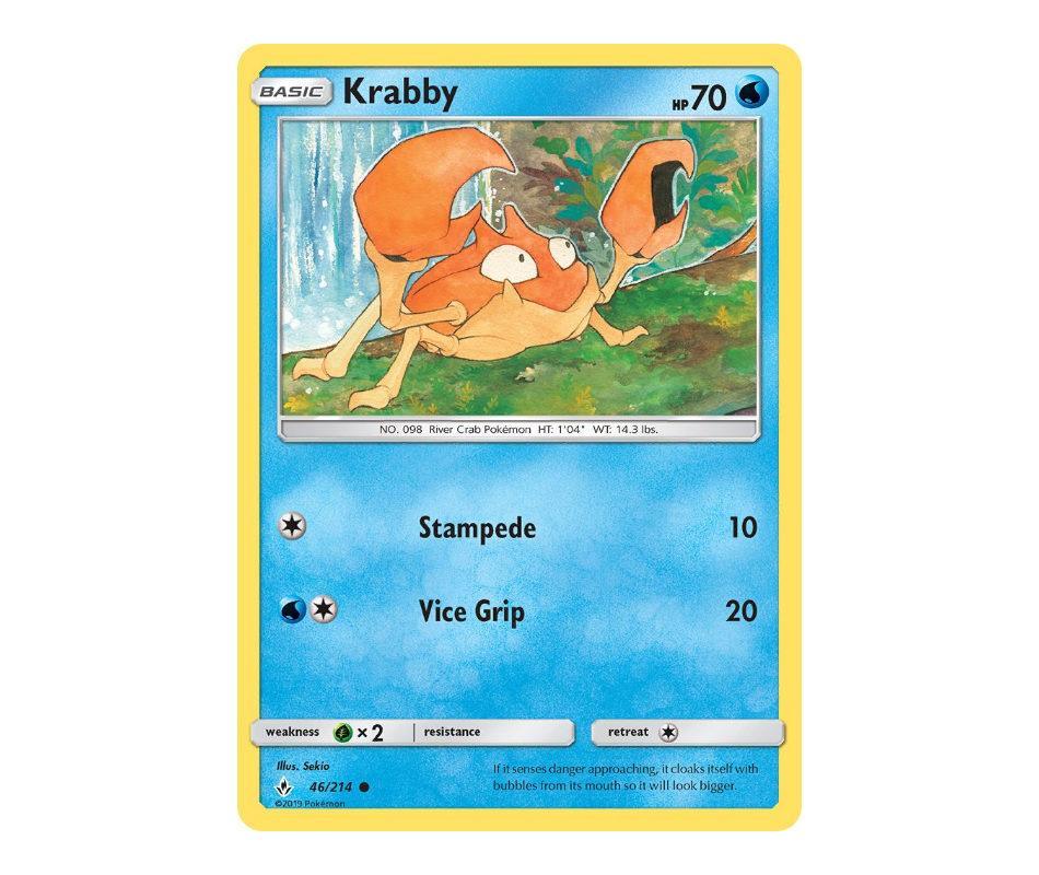 Pokemon: Krabby 46/214 - Unbroken Bonds | Romulus Games