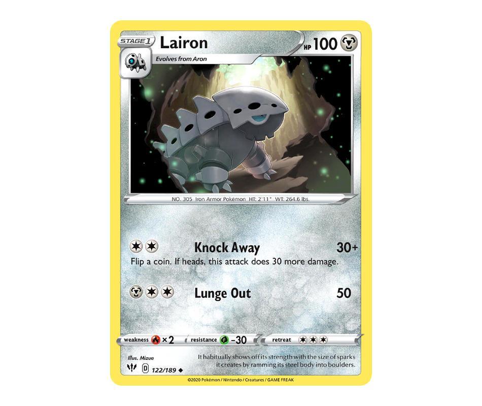 Pokemon: Lairon 122/189 - Darkness Ablaze | Romulus Games