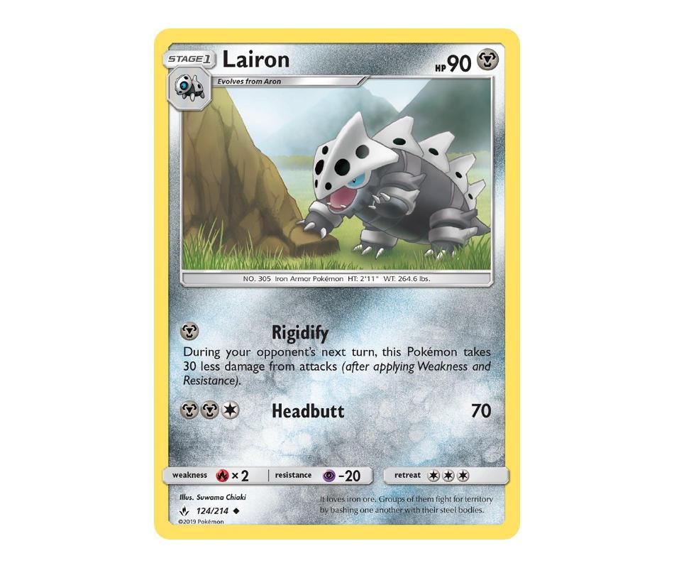 Pokemon: Lairon 124/214 - Unbroken Bonds | Romulus Games