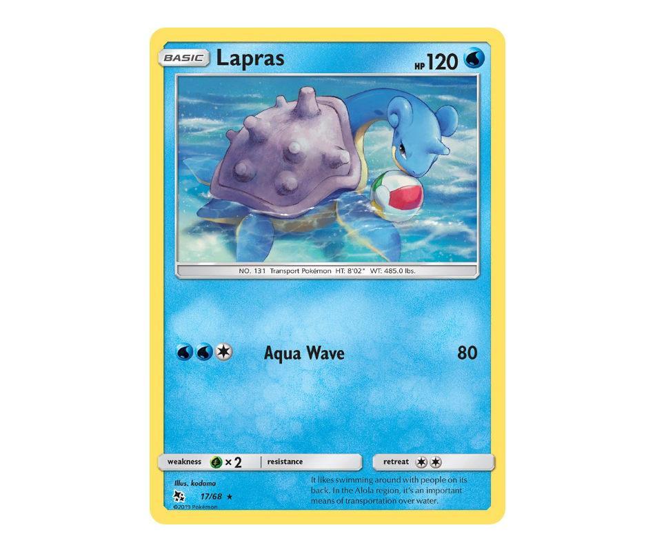 Pokemon: Lapras 17/68 - Hidden Fates | Romulus Games