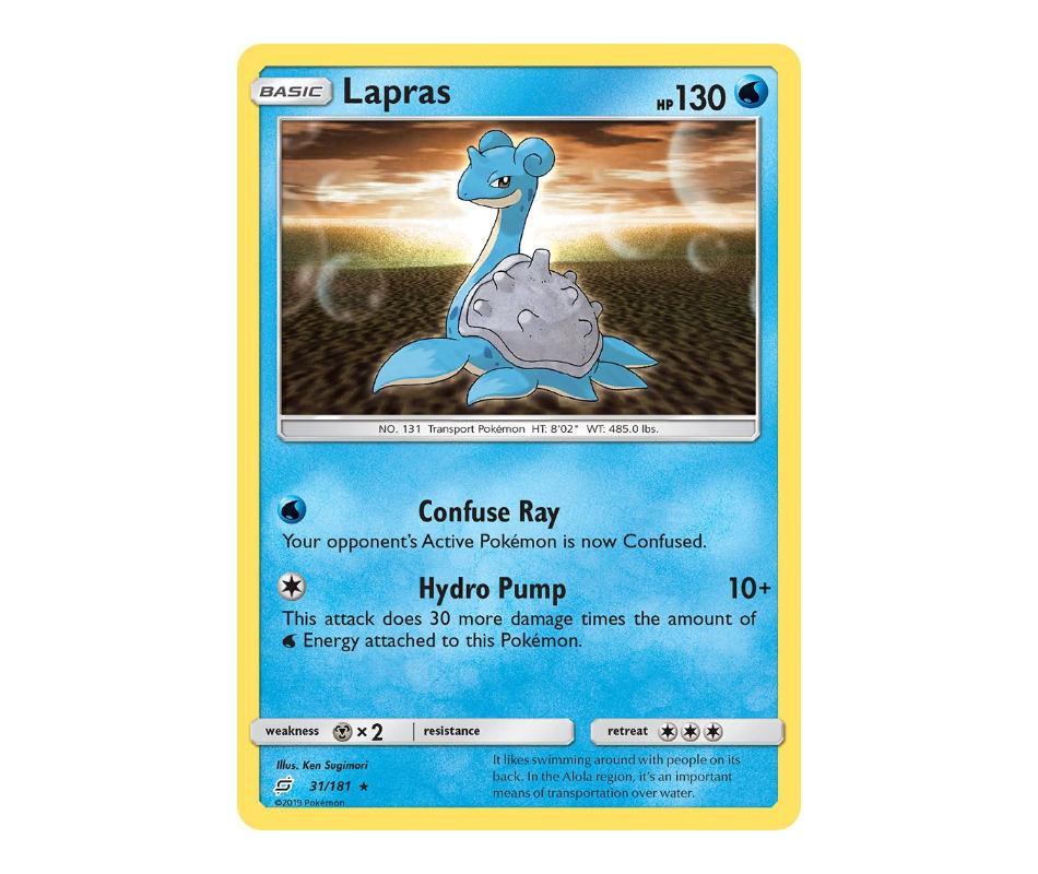 Pokemon: Lapras 31/181 - Team Up | Romulus Games