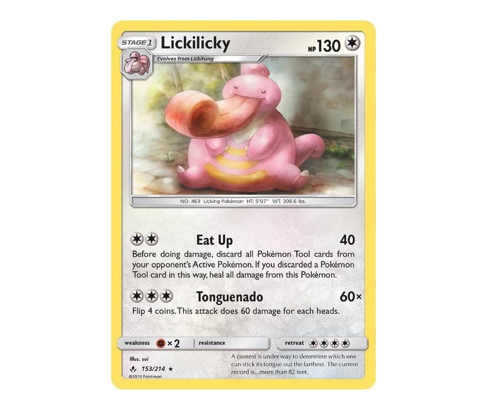 Pokemon: Lickilicky 153/214 - Unbroken Bonds | Romulus Games