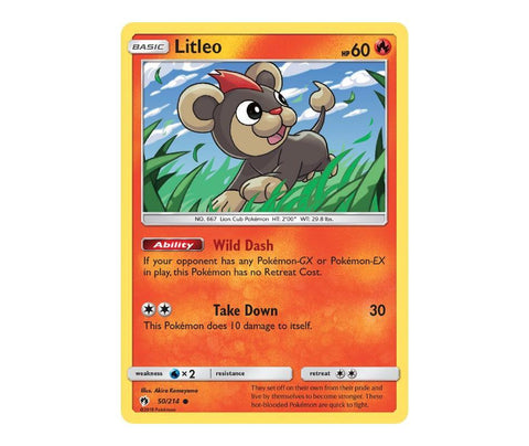 Pokemon: Litleo 50/214 - Lost Thunder | Romulus Games