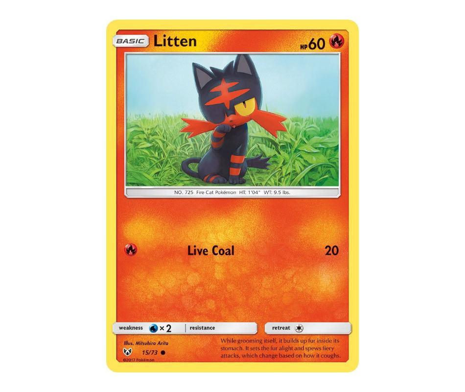 Pokemon: Litten 15/73 - Shining Legends | Romulus Games