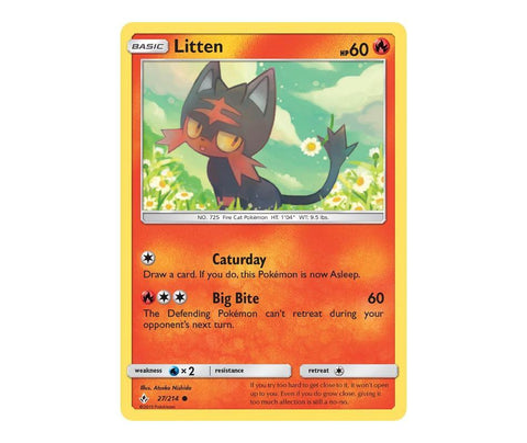 Pokemon: Litten 27/214 - Unbroken Bonds | Romulus Games