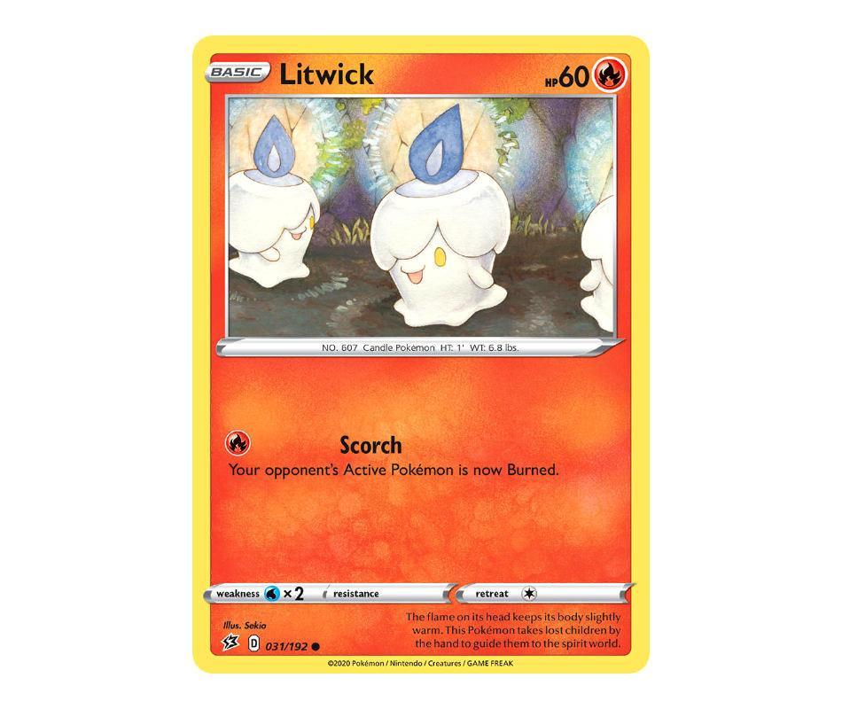 Pokemon: Litwick 031/192 - Rebel Clash | Romulus Games