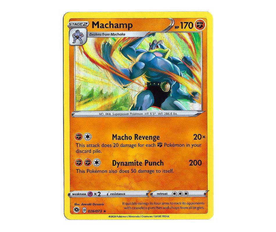 Pokemon: Machamp 026/073 (Holo) - Champion's Path | Romulus Games