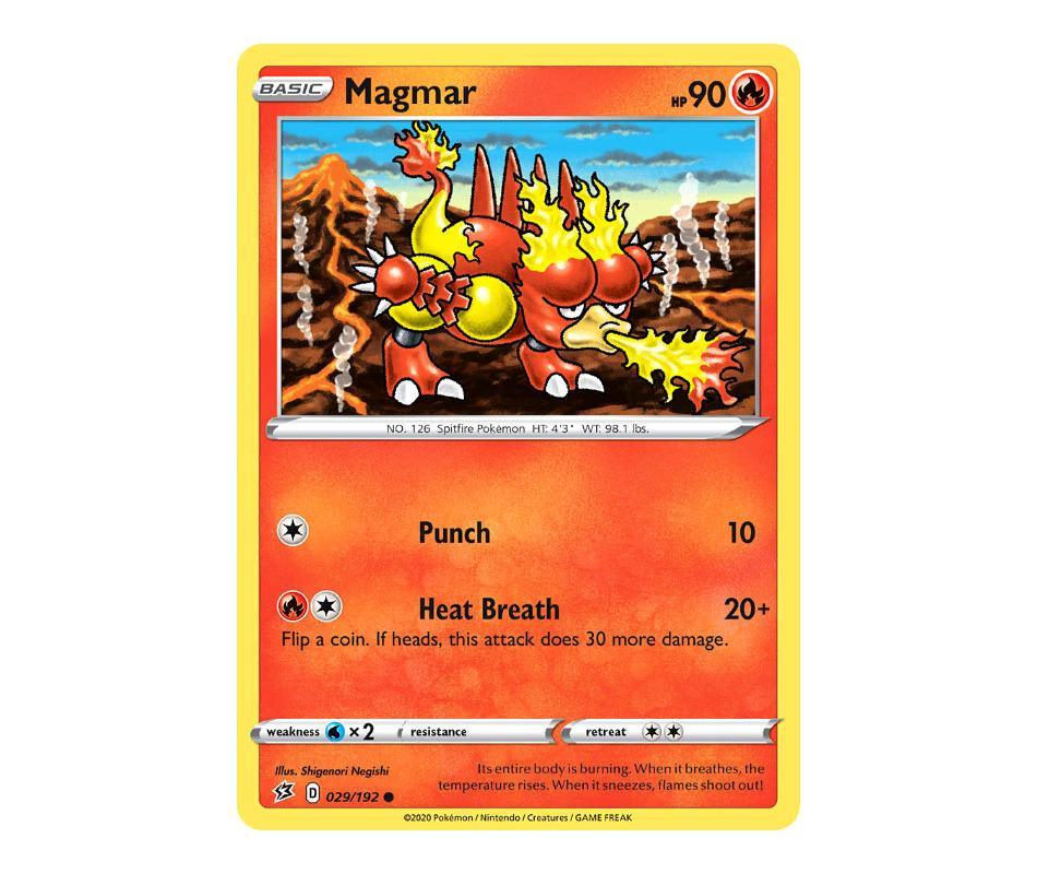 Pokemon: Magmar 029/192 - Rebel Clash | Romulus Games