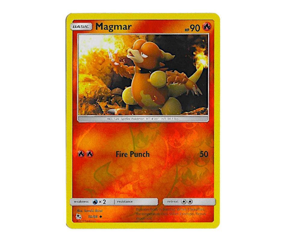 Pokemon: Magmar 10/68 (Reverse Holo) - Hidden Fates | Romulus Games