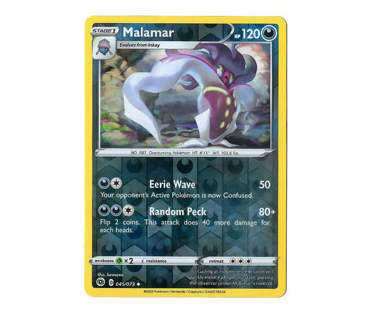Pokemon: Malamar 045/073 (Reverse Holo) - Champion's Path | Romulus Games
