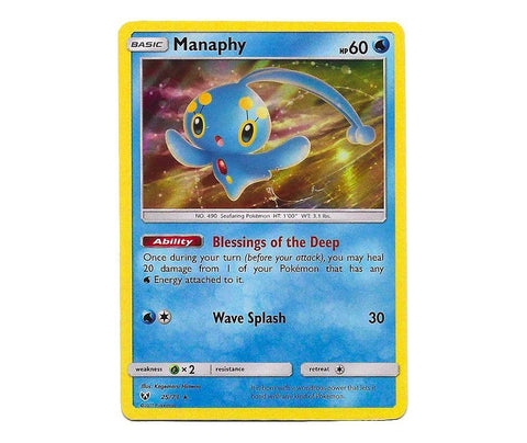 Pokemon: Manaphy 25/73 (Holo) - Shining Legends | Romulus Games