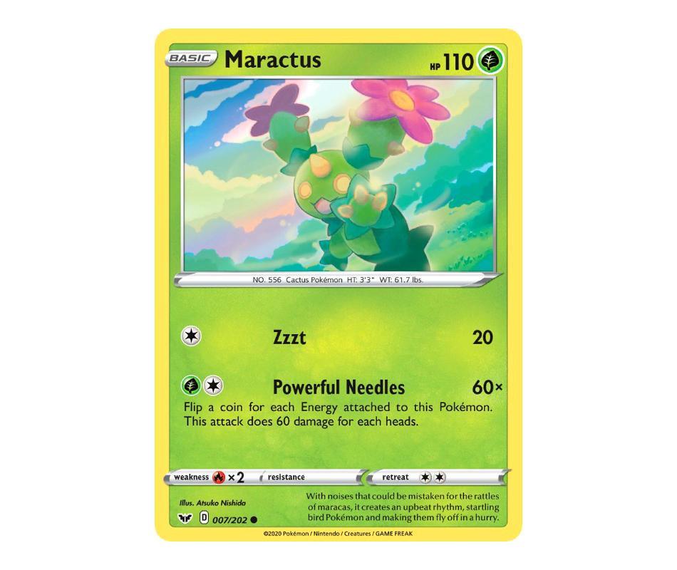 Pokemon: Maractus 007/202 - Sword & Shield | Romulus Games