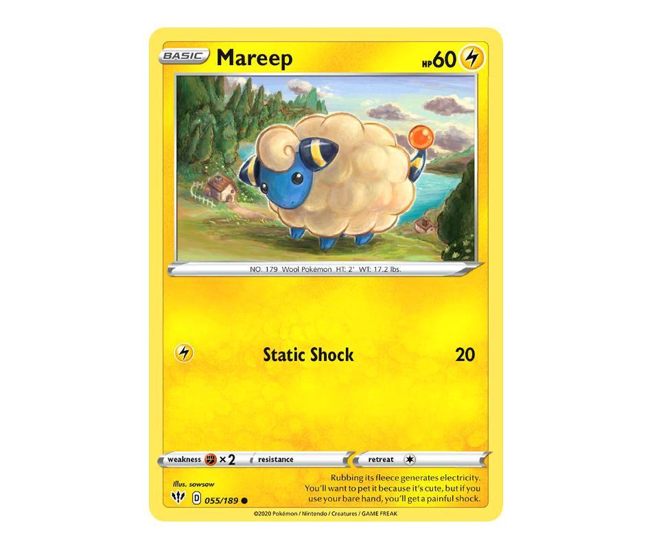 Pokemon: Mareep 055/189 - Darkness Ablaze | Romulus Games