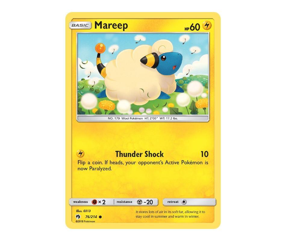 Pokemon: Mareep 76/214 - Lost Thunder | Romulus Games