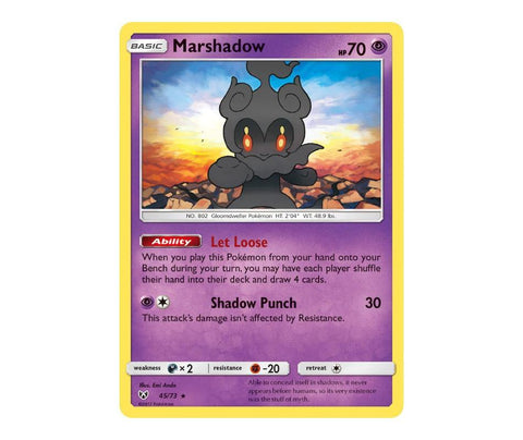 Pokemon: Marshadow 45/73 (Holo) - Shining Legends | Romulus Games