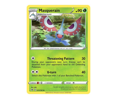 Pokemon: Masquerain 011/192 - Rebel Clash | Romulus Games