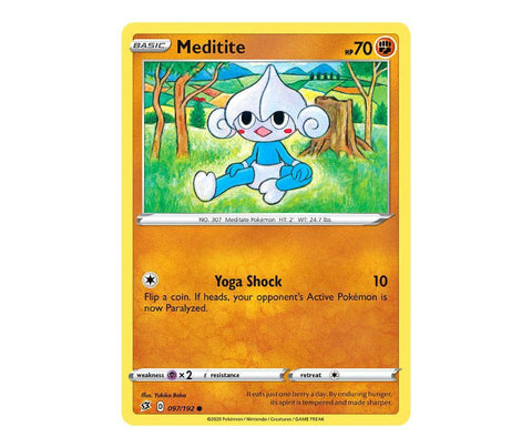 Pokemon: Meditite 097/192 - Rebel Clash | Romulus Games