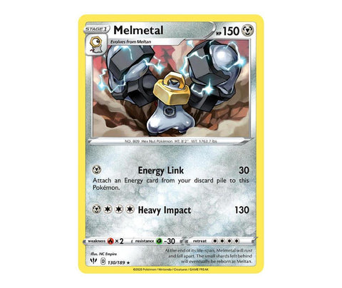 Pokemon: Melmetal 130/189 - Darkness Ablaze | Romulus Games