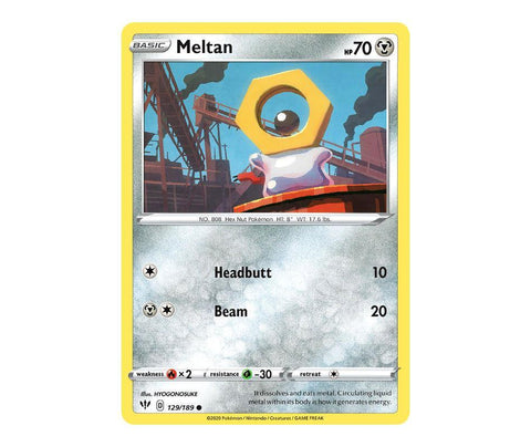 Pokemon: Meltan 129/189 - Darkness Ablaze | Romulus Games