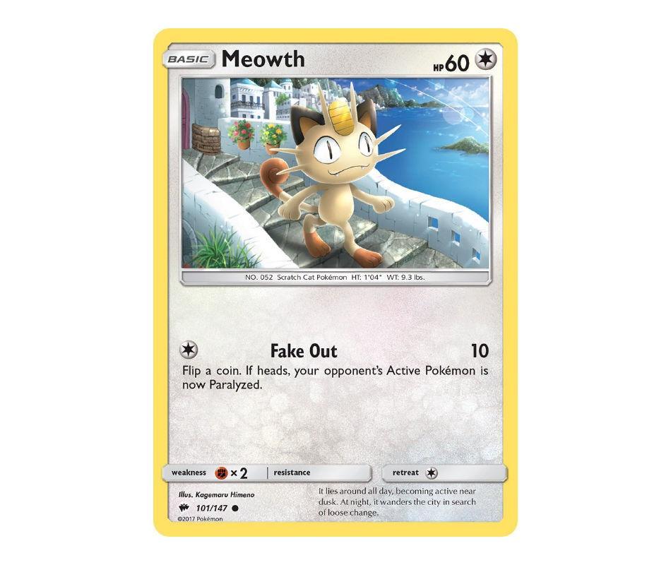 Pokemon: Meowth 101/147 - Burning Shadows | Romulus Games