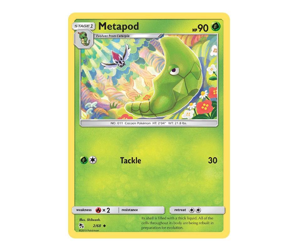 Pokemon: Metapod 2/68 - Hidden Fates | Romulus Games