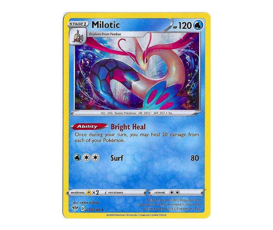 Pokemon: Milotic 039/189 (Holo) - Darkness Ablaze | Romulus Games