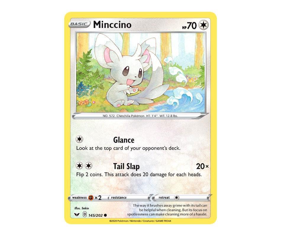 Pokemon: Minccino 145/202 - Sword & Shield | Romulus Games