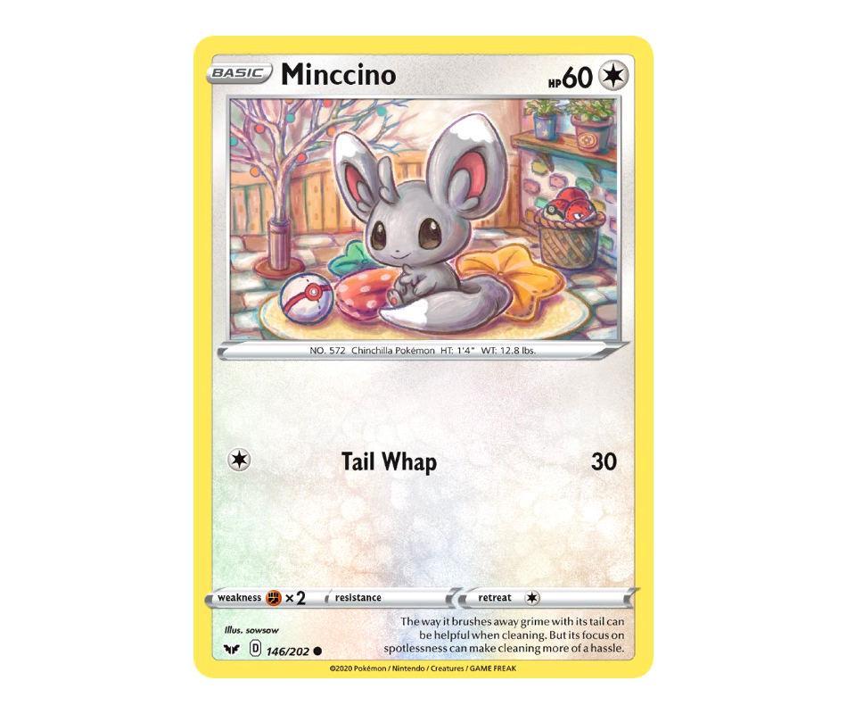 Pokemon: Minccino 146/202 - Sword & Shield | Romulus Games