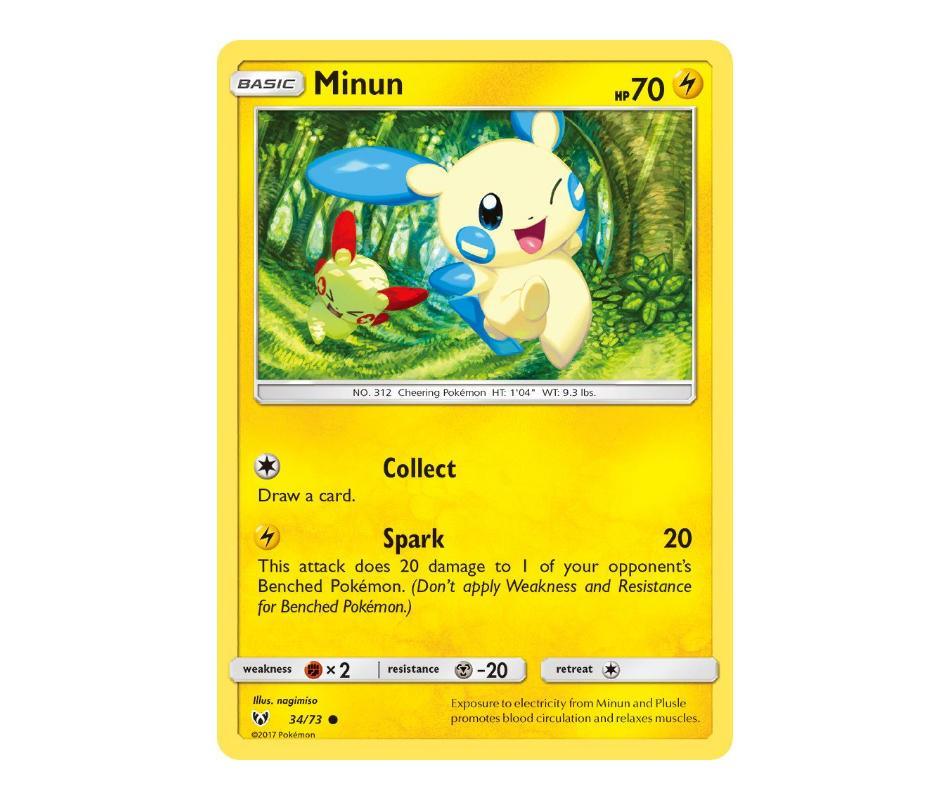 Pokemon: Minun 34/73 - Shining Legends | Romulus Games