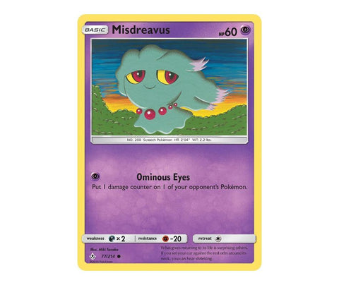 Pokemon: Misdreavus 77/214 - Unbroken Bonds | Romulus Games