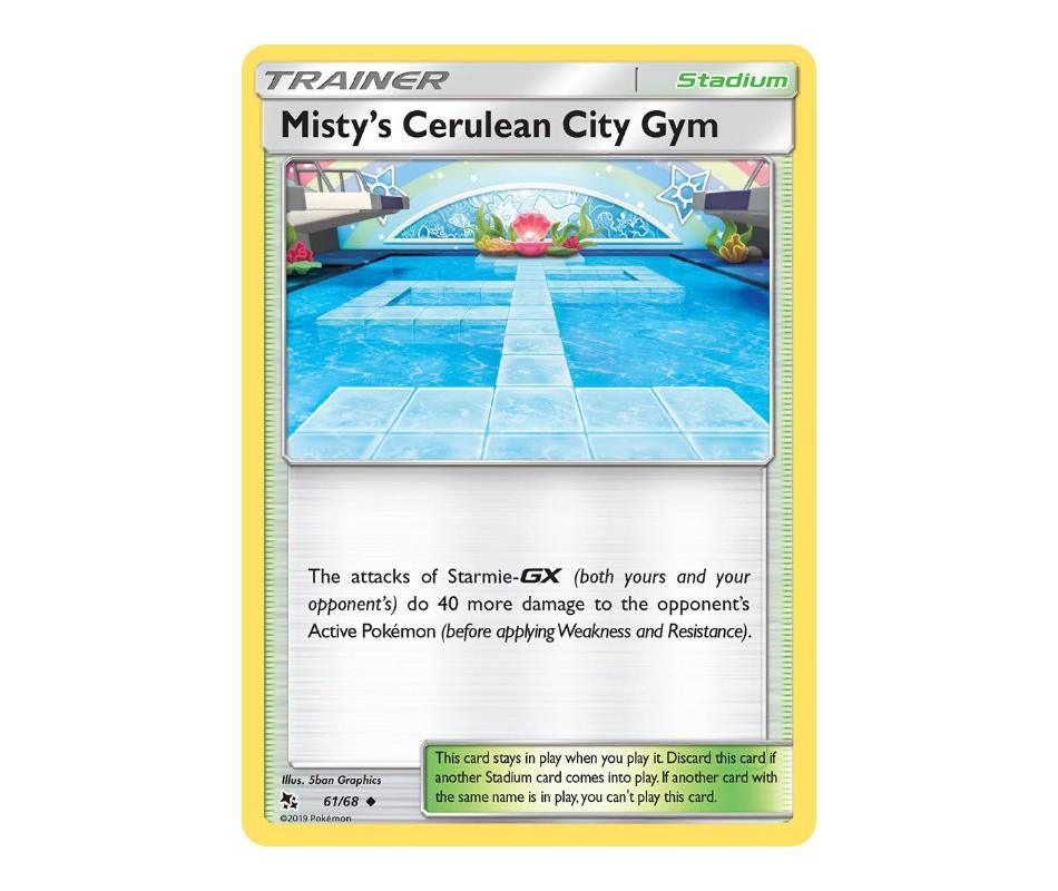 Pokemon: Misty's Cerulean City Gym 61/68 - Hidden Fates | Romulus Games