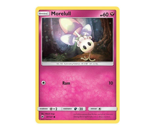 Pokemon: Morelull 97/147 - Burning Shadows | Romulus Games