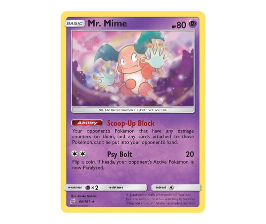 Pokemon: Mr. Mime 66/181 - Team Up | Romulus Games