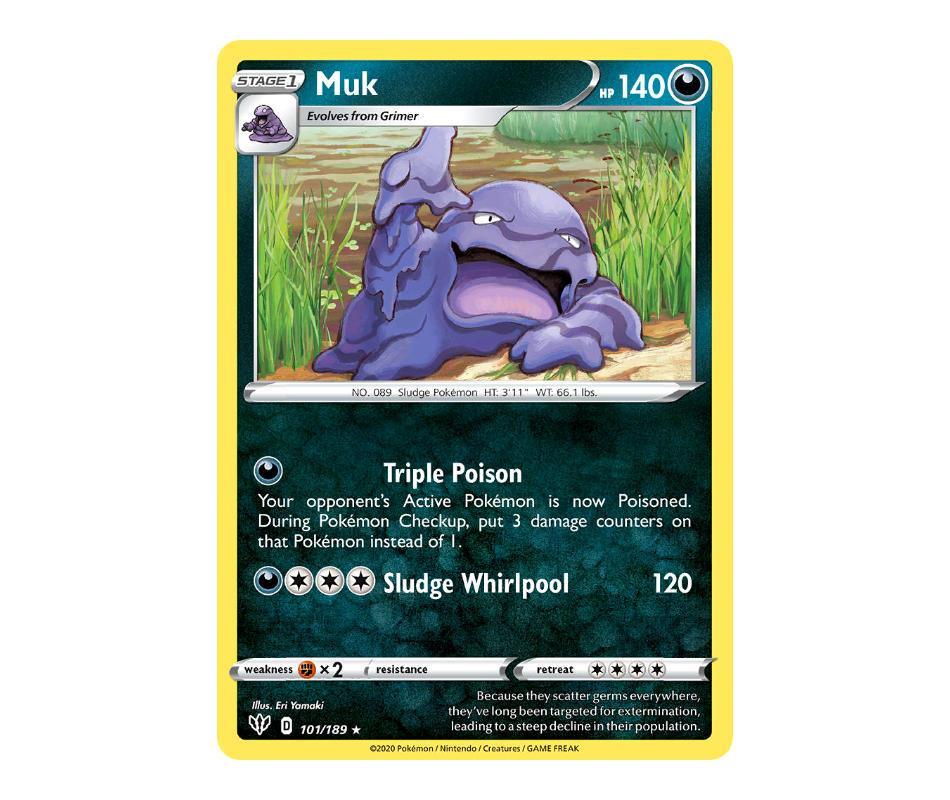 Pokemon: Muk 101/189 - Darkness Ablaze | Romulus Games