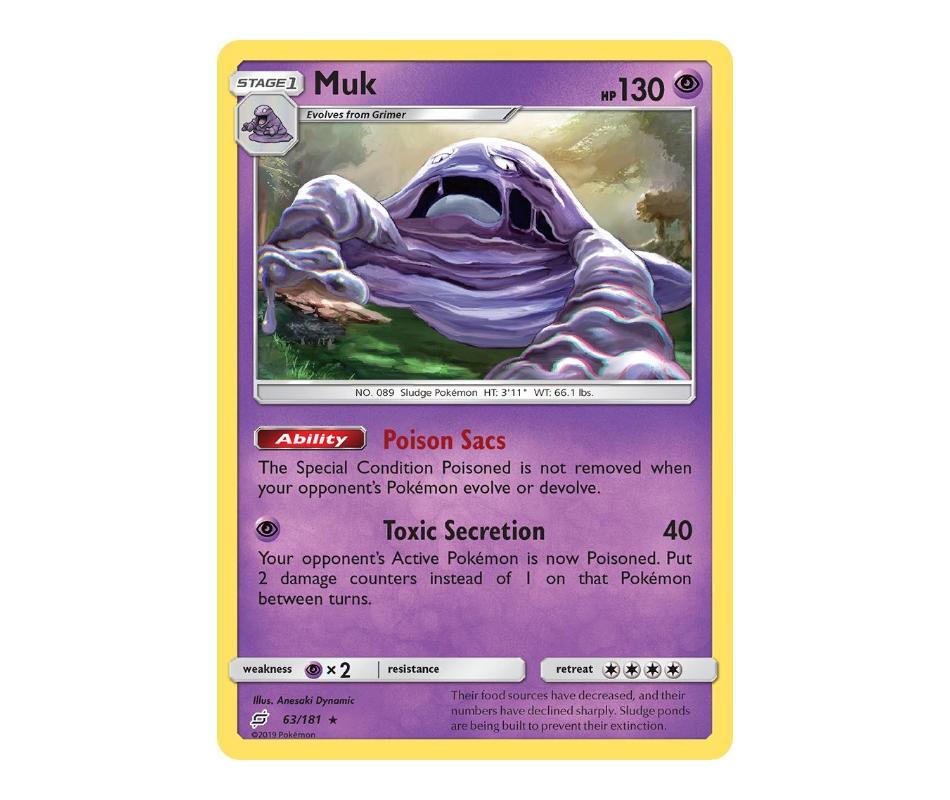 Pokemon: Muk 63/181 - Team Up | Romulus Games