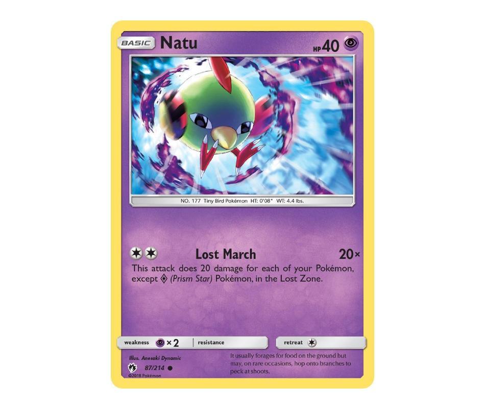 Pokemon: Natu 87/214 - Lost Thunder | Romulus Games