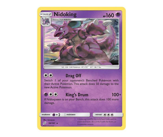 Pokemon: Nidoking 59/181 - Team Up | Romulus Games