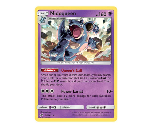 Pokemon: Nidoqueen 56/181 - Team Up | Romulus Games