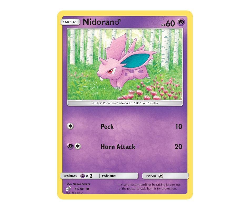 Pokemon: Nidoran M 57/181 - Team Up | Romulus Games