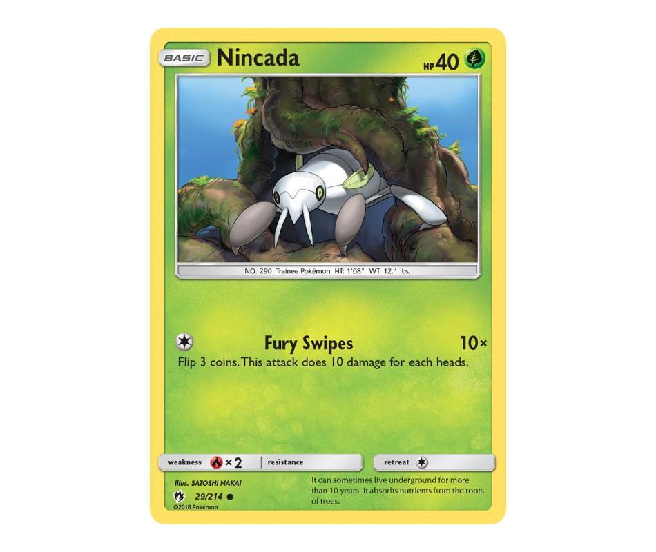 Pokemon: Nincada 29/214 - Lost Thunder | Romulus Games