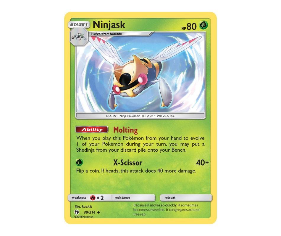 Pokemon: Ninjask 30/214 - Lost Thunder | Romulus Games