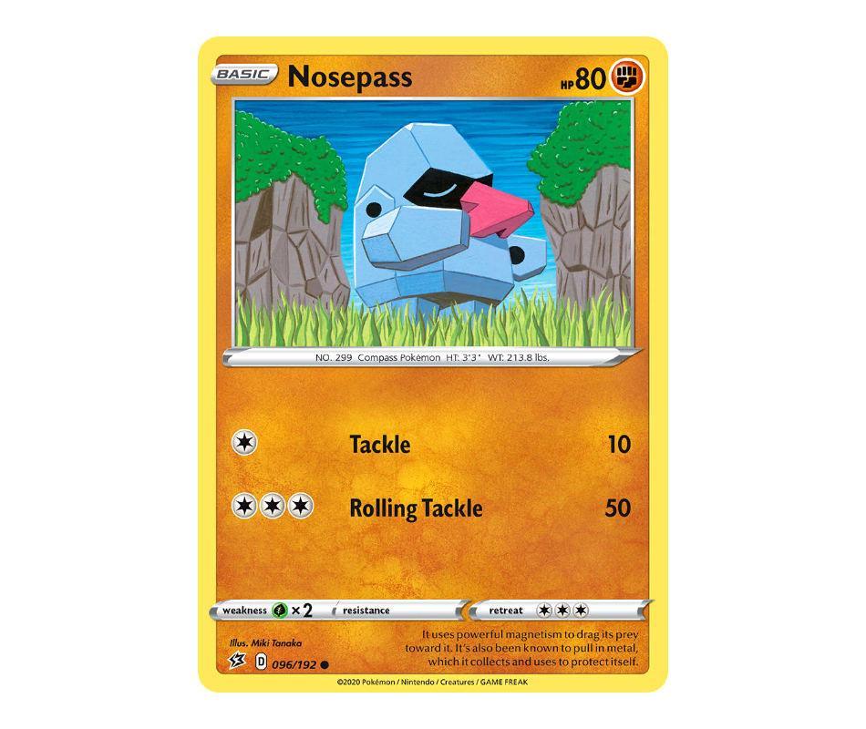 Pokemon: Nosepass 096/192 - Rebel Clash | Romulus Games