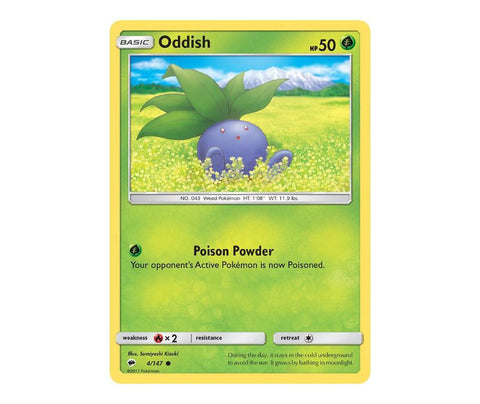 Pokemon: Oddish 4/147 - Burning Shadows | Romulus Games