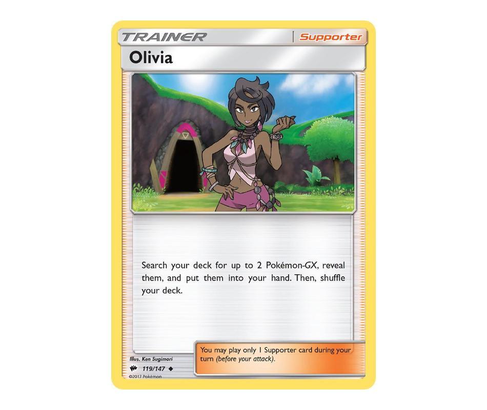 Pokemon: Olivia 119/147 - Burning Shadows | Romulus Games