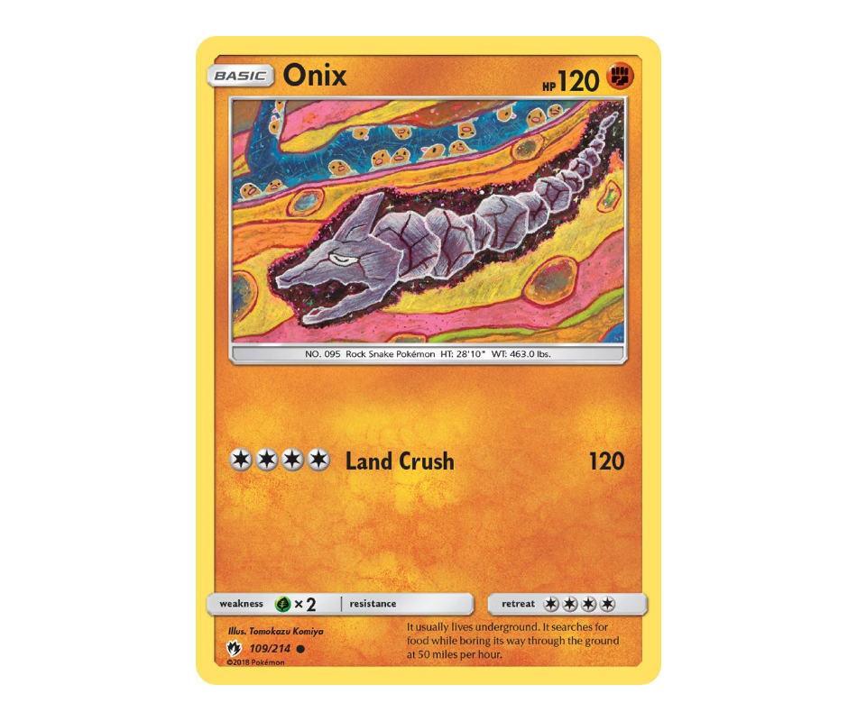 Pokemon: Onix 109/214 - Lost Thunder | Romulus Games