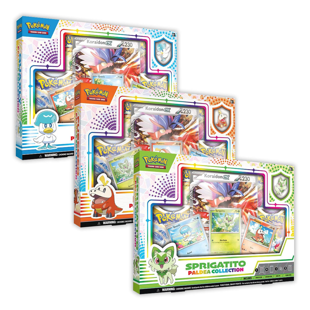 Pokemon: Paldea Collection (Koraidon ex) - Set of 3 | Romulus Games