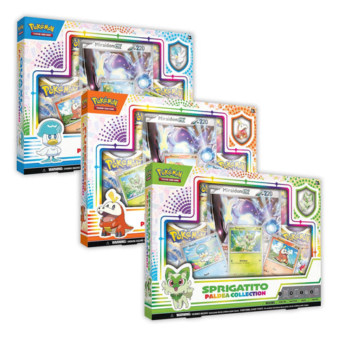 Pokemon: Paldea Collection (Miraidon ex) - Set of 3 | Romulus Games