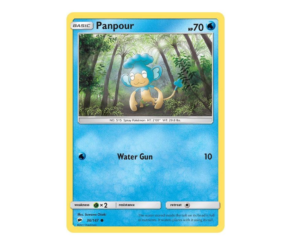 Pokemon: Panpour 36/147 - Burning Shadows | Romulus Games