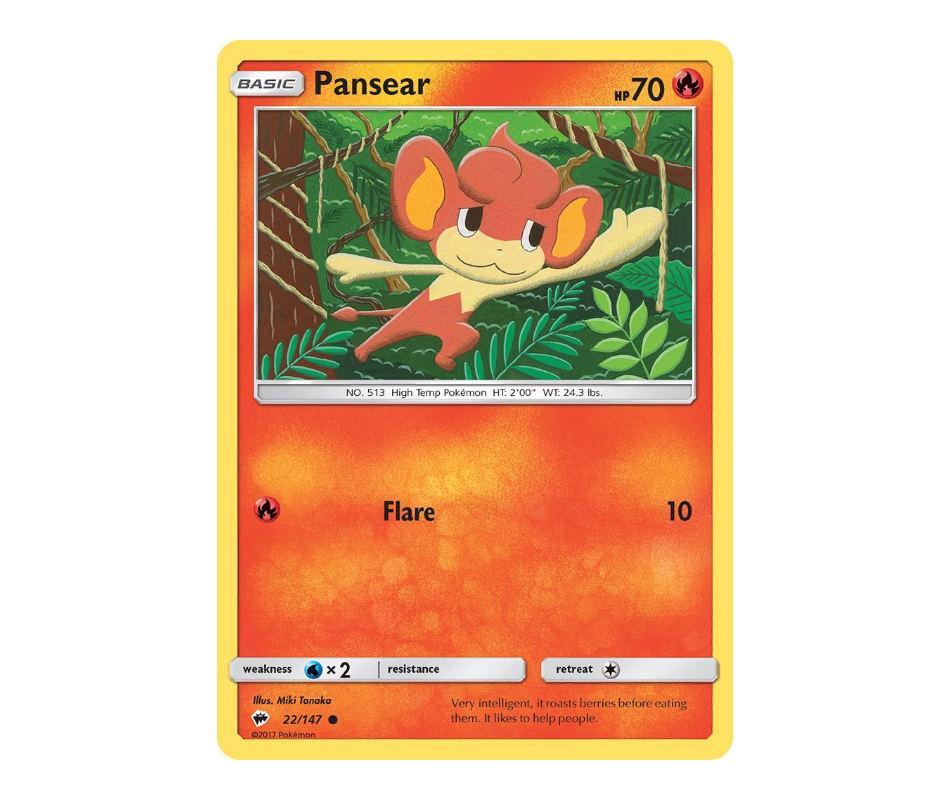 Pokemon: Pansear 22/147 - Burning Shadows | Romulus Games